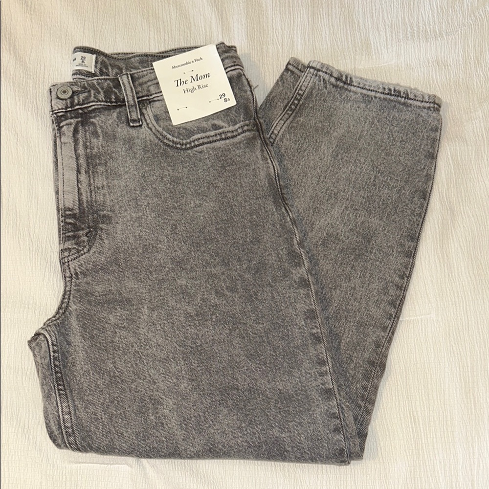 A&F Gray Denim Jeans